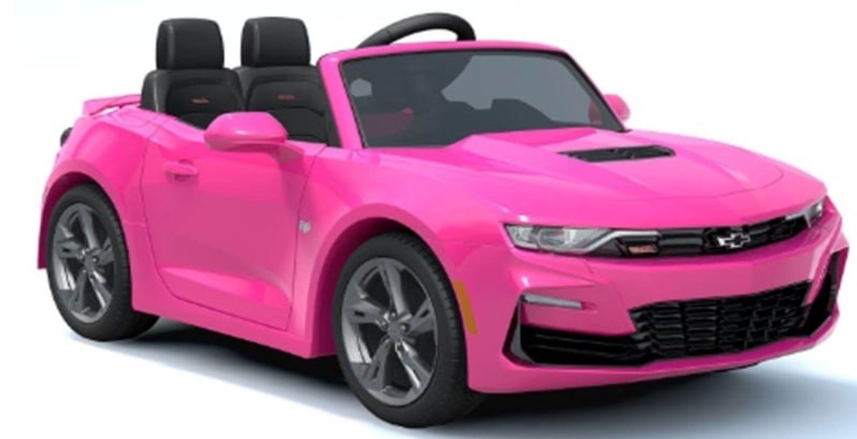 Chevrolet Camarao SS 6.2L Roze - 1 persoons - Incl. bluetooth, FM radio en Softstart | Elektrische kinderauto - Inclusief afstandsbediening - Gratis verzending - KiddoCars